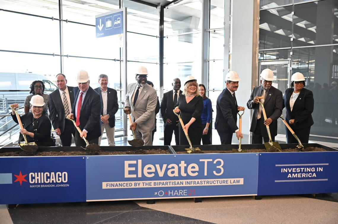City and state officials break ground on O’Hare T3 renovations ...