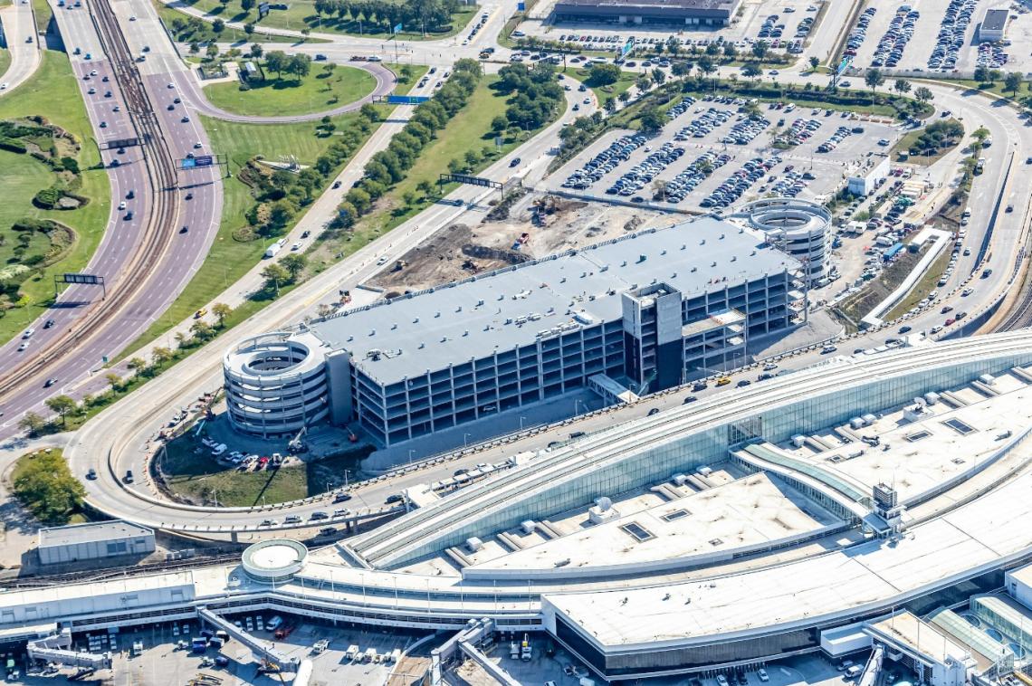 New Terminal 5 Parking Garage opens at O’Hare | Urbanize Chicago