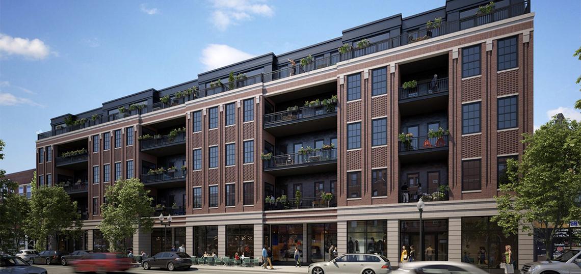 Foundation permit issued for 3914 N. Lincoln The five-story will have 68 apartments and retail