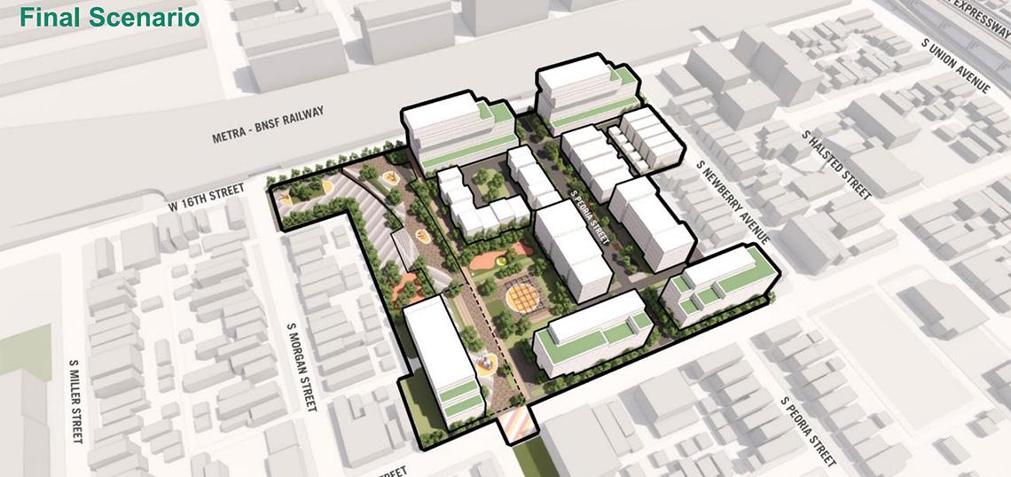 Grijp Net zo Zware vrachtwagen City outlines plans for 18th/Peoria site | Urbanize Chicago