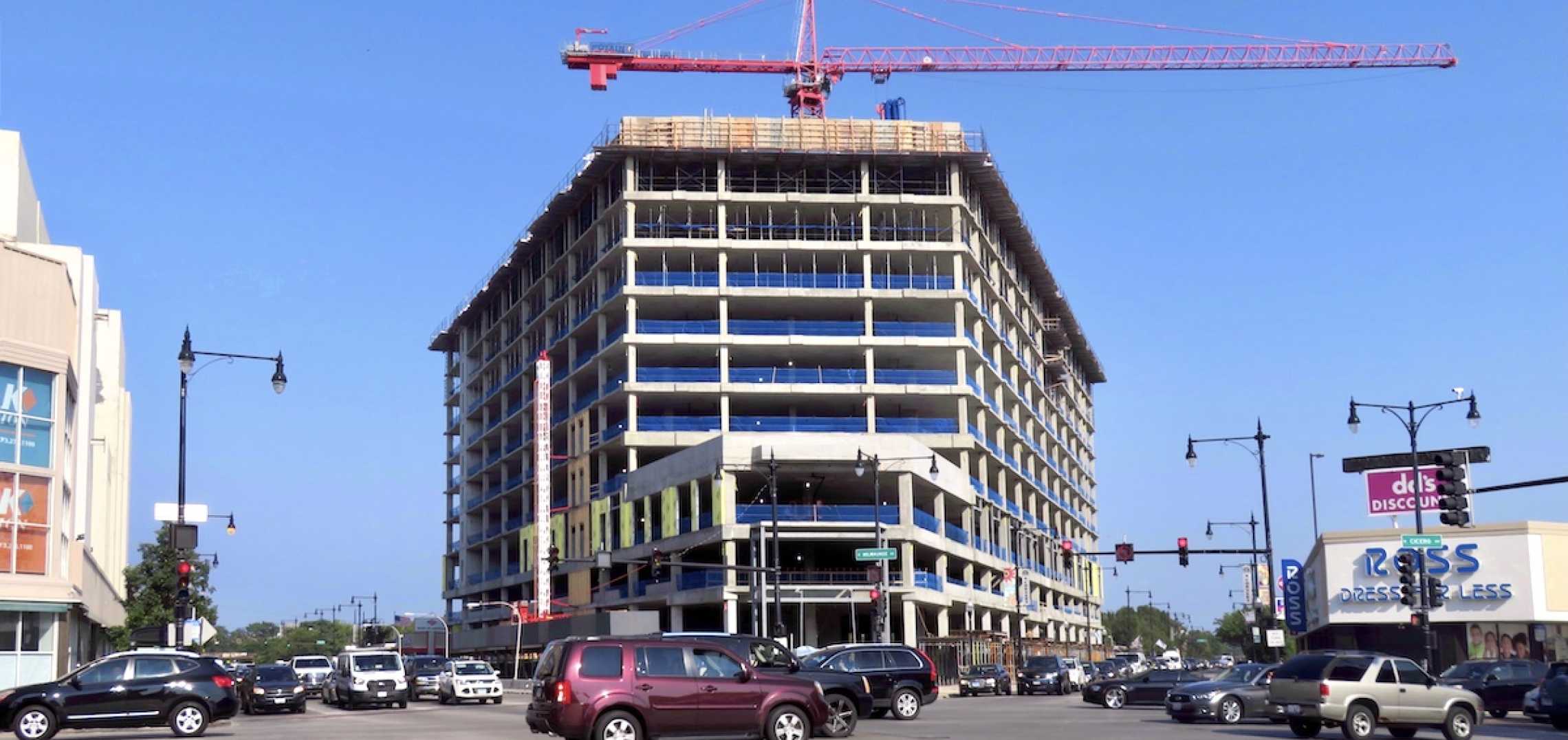 10story senior living project tops off in Portage Park Urbanize Chicago