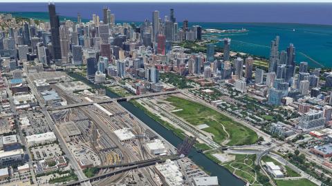 Amtrak Railyard for Potential White Sox Stadium