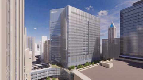 Northwestern Medicine New Hospital Tower at 330 E. Erie