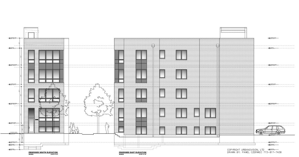 Residential development proposed at 3446 W. Irving Park