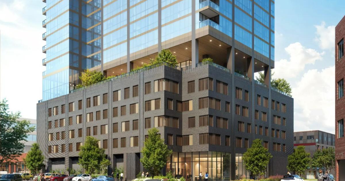 28-story residential tower proposed at 1415 N. Dayton